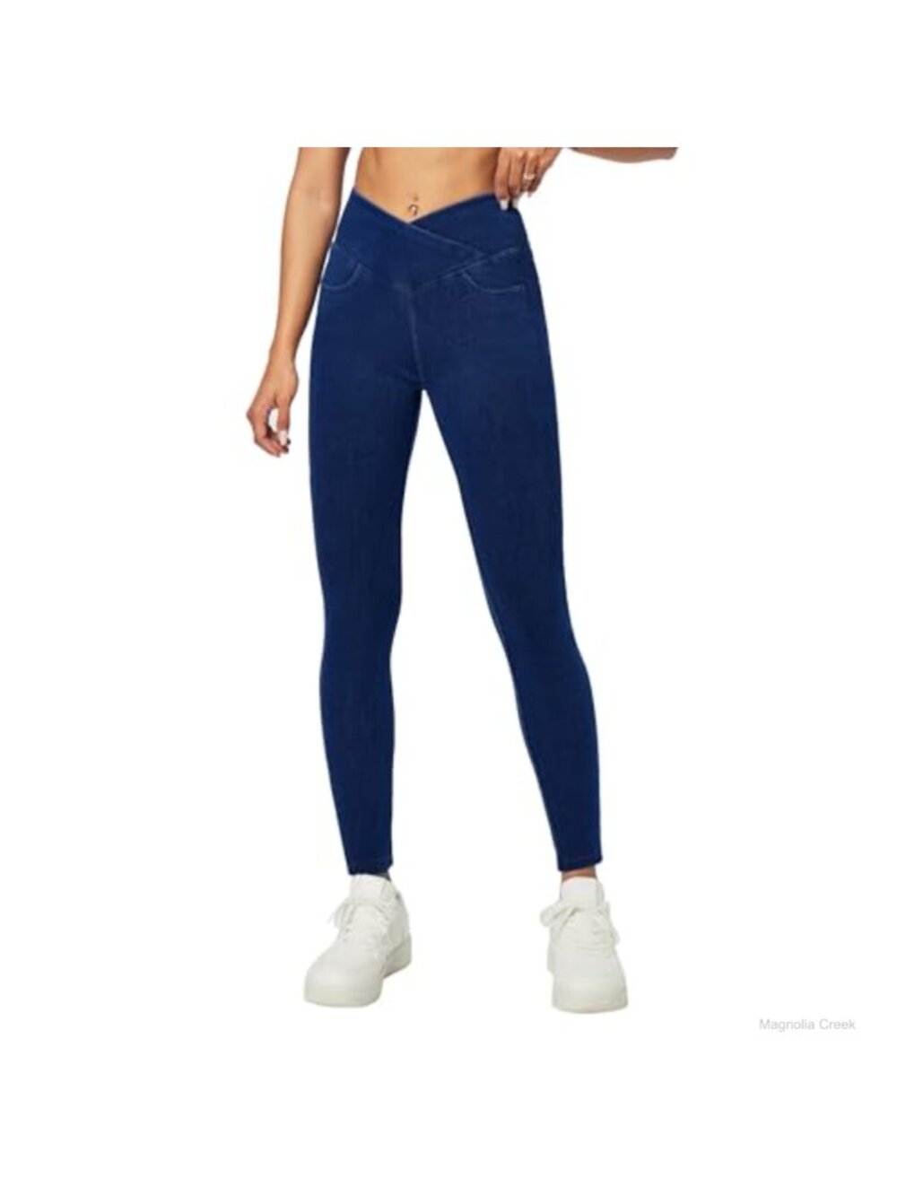 High Waisted Pull On Jeggings Tummy Control Stretchy Skinny Jeans